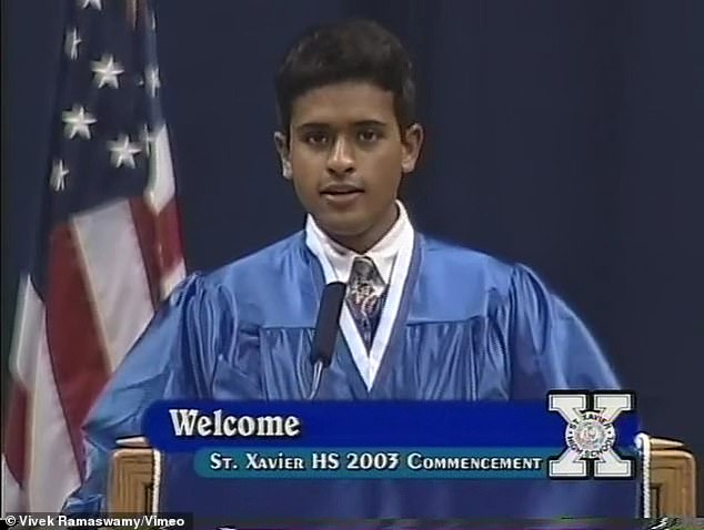 Ramaswamy was valedictorian in the class of 2003 at St. Xavier High School in Cincinnati, where fees are now $16,000 a year