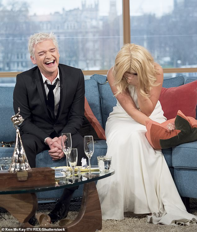 Naughty!  Before their partnership came to an end earlier this year, Holly and Phillip left viewers hysterical in 2016 when they showed up to host This Morning after an overnight NTA.