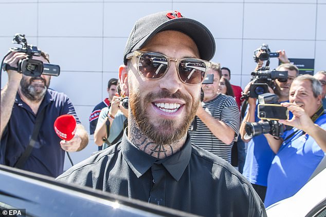 Sergio Ramos looked delighted as he came full circle by returning to his first club, Sevilla