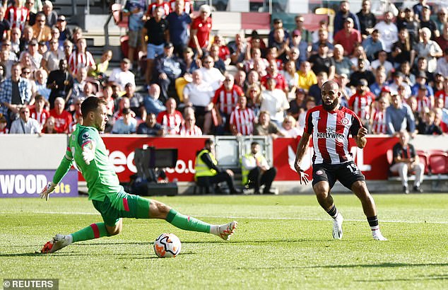 Bryan Mbeumo's stoppage time equalizer saw Brentford draw against Bournemouth