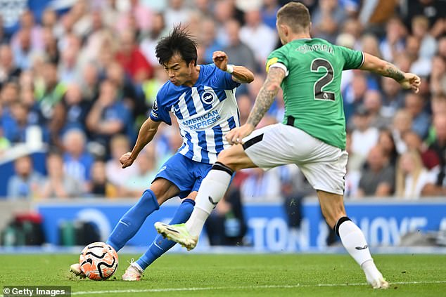 Kaoru Mitoma was again influential for Brighton in the 3-1 win over Newcastle