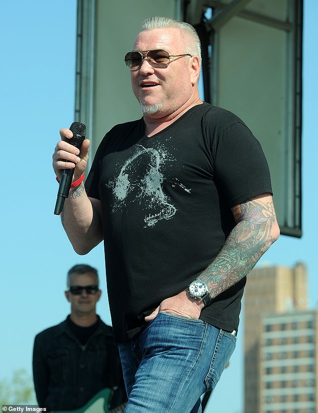 Harwell made headlines during several controversial moments in recent years.  He announced his retirement from the band in 2021.  The singer is pictured in 2018