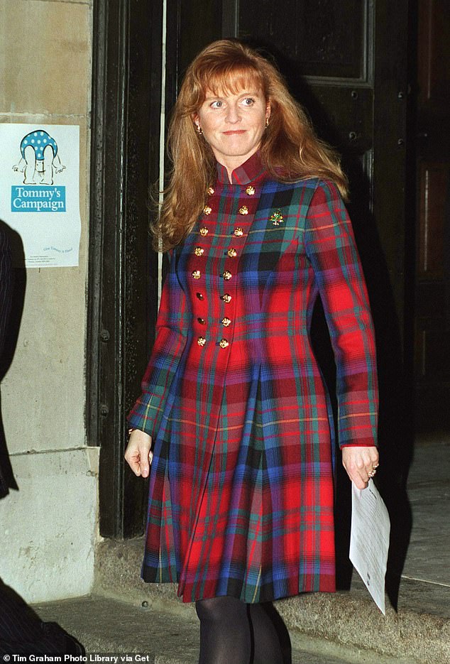 Sarah Ferguson, pictured, Queen Camilla and the Spencer family can all trace their ancestry back to Charles II through his Louise de Kérouaille and their son, the 1st Duke of Richmond