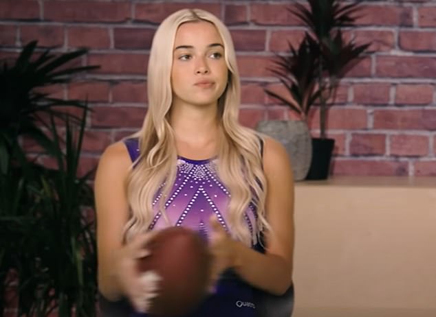 NCAA gymnast and social media sensation Olivia Dunne made a cameo