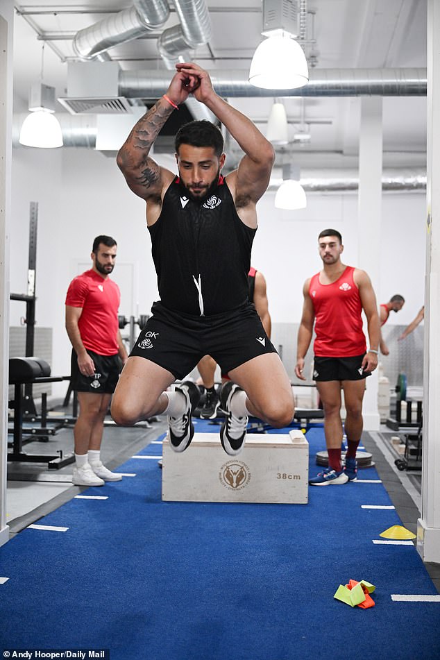 Players are put to the test at Georgia's training base on Ile de Re, near La Rochelle