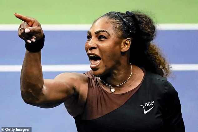 Serena Williams previously lost her cool in the heat of battle with Arthur Ashe