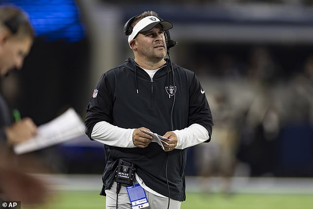 Josh McDaniels is entering his second year as Raiders head coach after taking charge last season