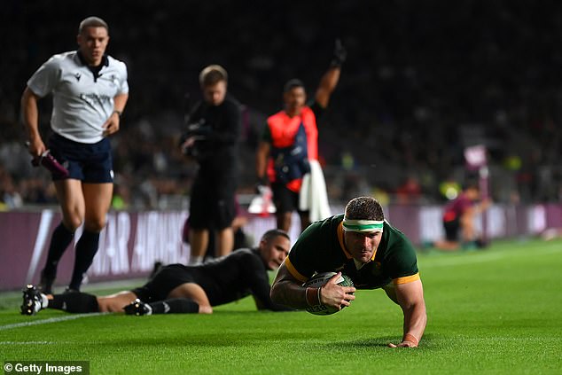 Defending champions South Africa issued a warning by destroying Wales and New Zealand