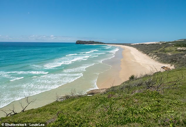 K'gari, formerly known as Fraser Island, is a World Heritage Site along Queensland's southeast coast and is part of the Great Sandy National Park, famous for its long beaches, forests and pristine freshwater lakes (pictured)