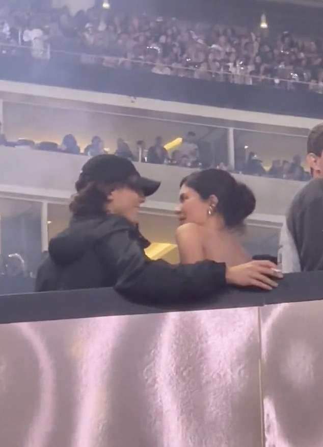 Kim and Khloe's sister Kylie Jenner was first seen in public with boyfriend Timothee Chalamet at the same concert - while they hung out with their other sister Kendall Jenner