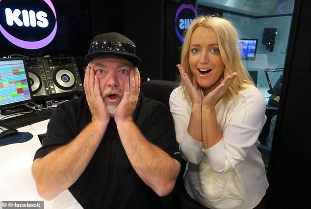 Speaking to Australian radio show The Kyle And Jackie O Show, the 27-year-old shared her top tip for giving oral sex on Wednesday, telling the hosts that eye contact is key.  (Pictured LR: Kyle Sandilands and Jackie 'O' Henderson)