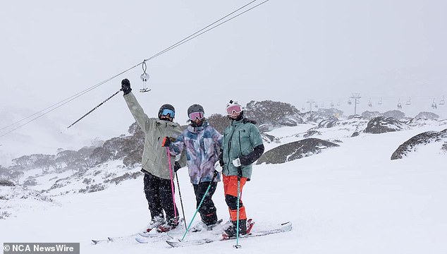 The cold weather system could also bring snowfall to the Australian Alps this weekend (Photo: Perisher resort)