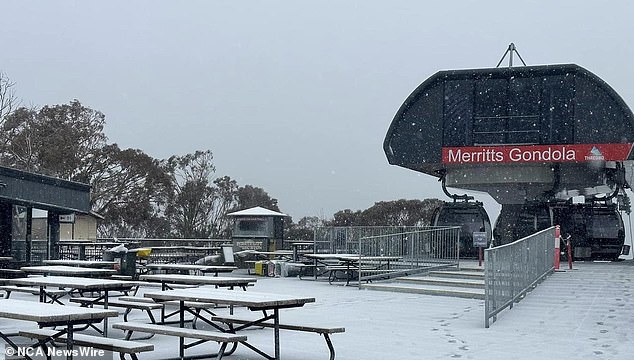 This year's average ski season could see a late burst of fresh snow this weekend (Photo: Thredbo resort)