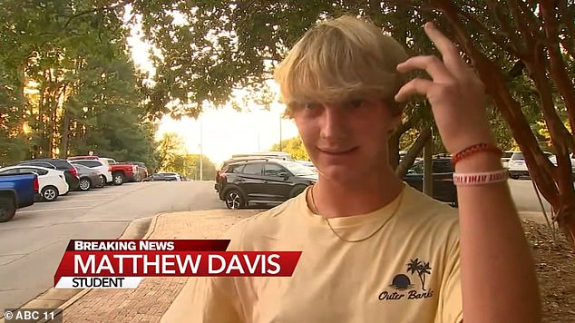 Student Matthew Davis told the newspaper that the latest death could be one of his friends