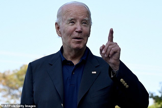 In The Last Politician: Inside Joe Biden's White House and the Struggle for America's Future, Franklin Foer of The Atlantic wrote that Biden, pictured Sunday in Rehoboth Beach, felt like he was being coddled after making a blunder about the Russian president Vladimir Putin