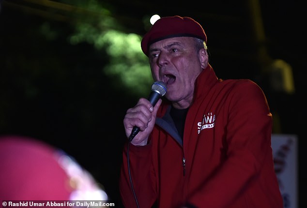 Curtis Sliwa sent the crowd into a frenzy Tuesday night as the migrant crisis continues to ravage New Yorkers