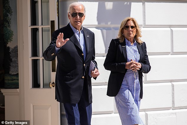 President Joe Biden remains negative on COVID, while Jill Biden, a teacher, missed the first day of school after testing positive