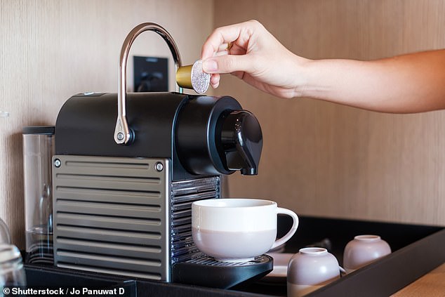 Unfortunately, he never uses coffee machines because although they are clean on the outside, they can be very dirty on the inside (stock image)