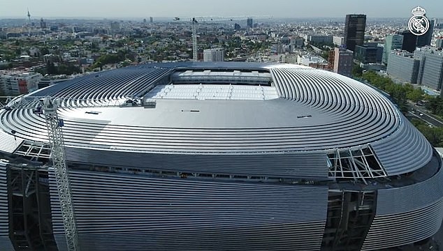 The Bernabeu also now has a retractable roof to complement the retractable pitch