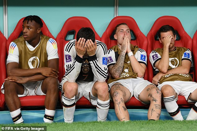 The four-time winners failed to reach the knockout stages for the second time in a row after finishing third in Group E