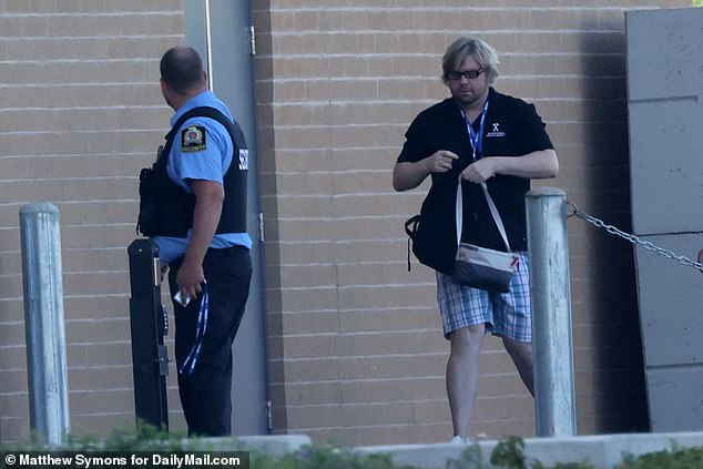 Security was tight Wednesday morning as students entered the school for the first day of classes