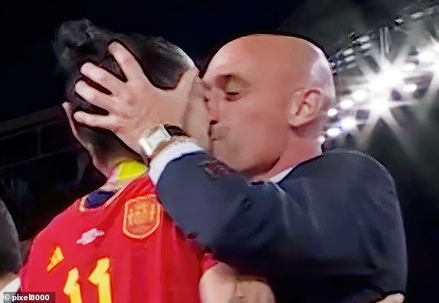 The president gave Hermoso a non-consensual kiss during the trophy presentation at the Women's World Cup final