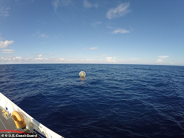 On August 26, the USS Coast Guard cutter Valiant intercepted him at sea and attempted to arrest him