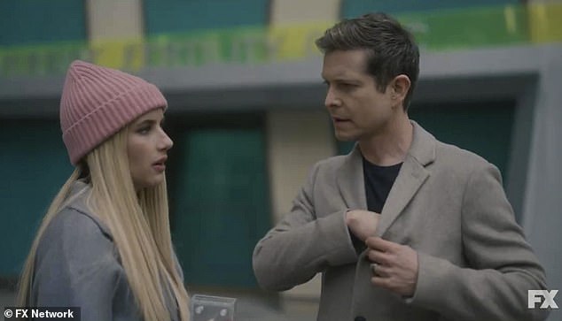 Emma tells her husband Dexter Harding (played by Matt Czuchry): 'That woman, I think she follows me'