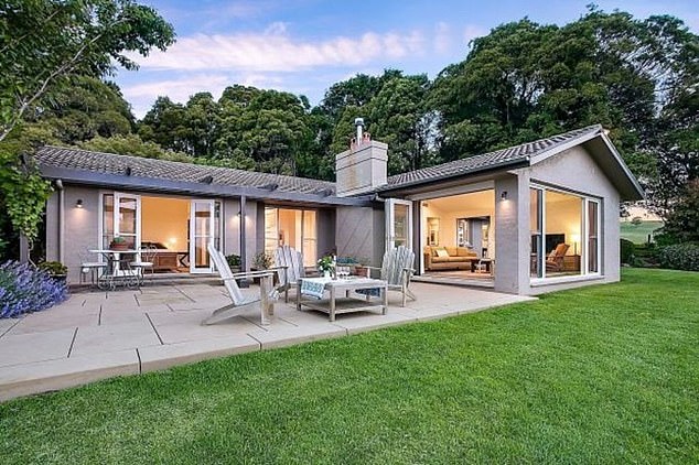 Michelle recently sold her property in Kangaloon for $2.5 million less than the original asking price, following her initial hopes of $7 million.  Pictured