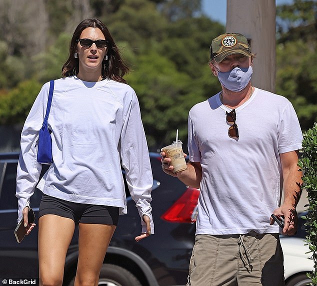 Caffeine fix: Leonardo and Vittoria saw an afternoon of ice cream with each other in Santa Barbara in late August