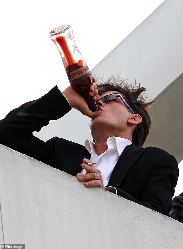 He was seen on the roof of the Live Nation Building in Beverly Hills drinking 