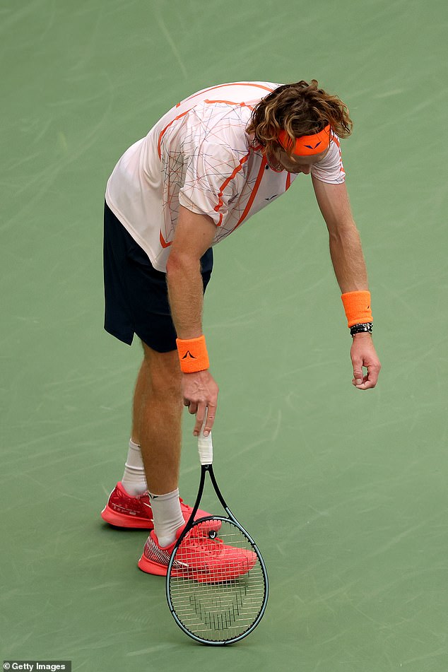 Rublev admitted he had little concern for his own health amid the sweltering heat in Queens