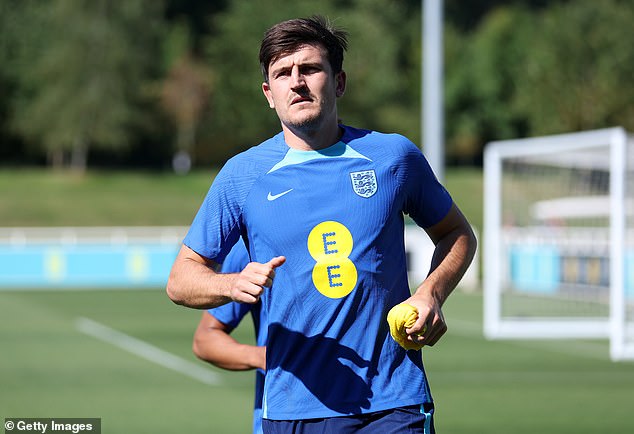 Harry Maguire's place appears to be in jeopardy given his lack of playing time at Manchester United