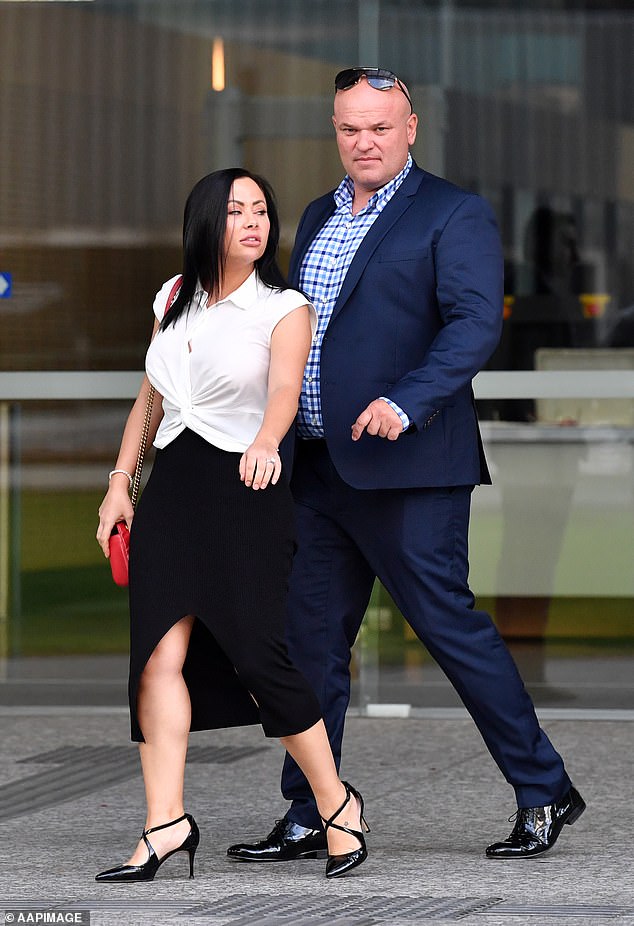 Mr Tesic was convicted of possession of drug ice cream worth more than $5 million and sentenced to nearly nine years in prison in February 2019 (Photo: Mr Tesic left the Brisbane High Court in February 2019)