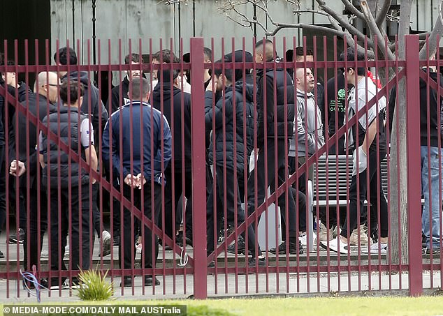 Mourners gathered outside the Newport Mosque to say goodbye to the couple after they passed away on Sunday