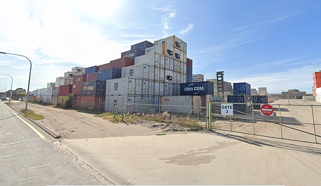 Troy Kellett fell 40 feet from a stack of shipping containers in Adelaide's Outer Harbor