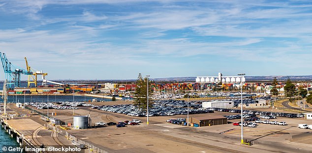 Questions remain about why Melbourne transport boss Troy Kellett was in Adelaide when he was killed in a late night tragedy in Outer Harbor (pictured)