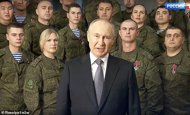 Vladimir Putin's 2023 New Year Address to the Nation from the Southern Military District Headquarters in Rostov-on-Don