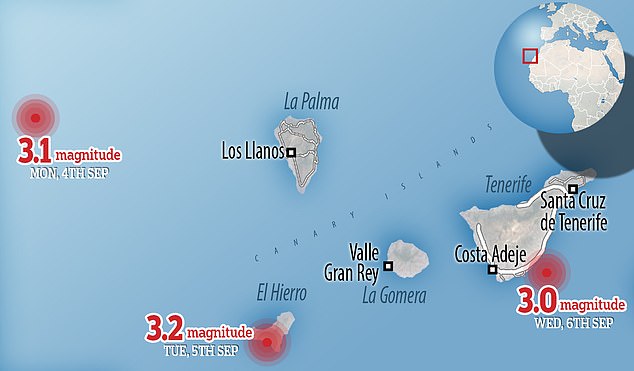 1694078740 258 Canary Islands are hit by ten earthquakes in 24 hours