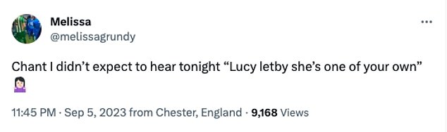 Chester fans spoke about the Letby taunts on social media after the National League North game