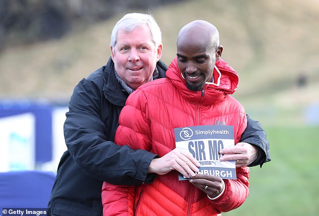 Sir Brendan Foster (left) is good friends with Farah and expects him to finish on a high