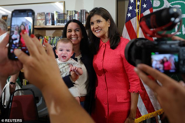 Former South Carolina governor Haley leads attacks on Biden's age.  She leads him by 6 points in the new poll