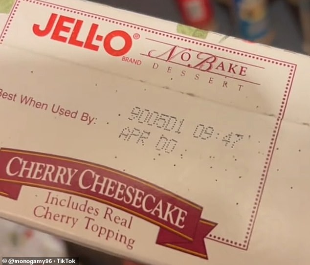 A box of Jell-o mix went bad in April 2000 — in the waning days of the Clinton administration