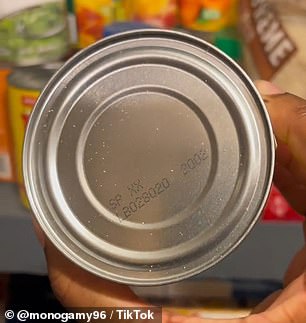 The canned fruit expired in 2002