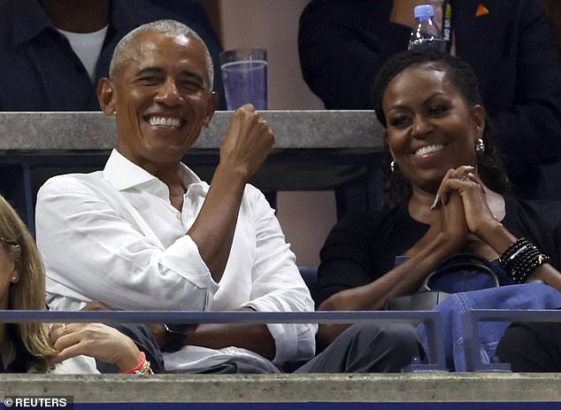 The Obamas have had a busy summer, including attending the US Open in New York last week where they sat in the audience and watched Coco Gauff's opening match