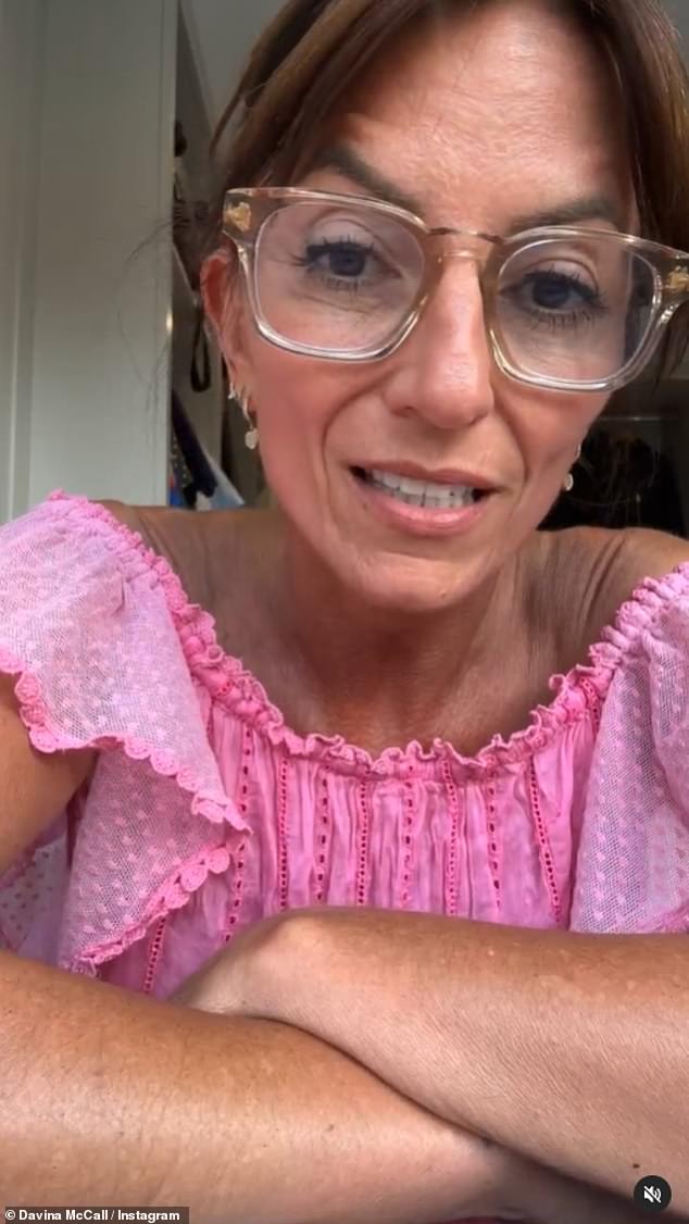 Oh dear!  The TV presenter, 55, admitted she was so distracted by the fire that she forgot she was having a live online interview with a doctor about uterine cancer