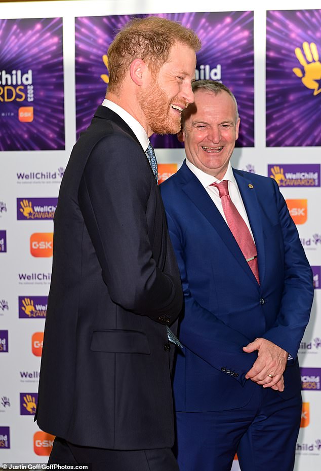 He has been a patron of WellChild for 15 years and regularly attends the annual awards ceremony, but the Duchess of Sussex, who has been a guest at previous events, is not expected to attend.