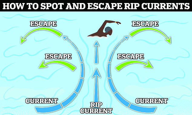 Currents are created when waves are pushed against the beach, and tides are created when water is pulled along a barrier beach through an inlet.