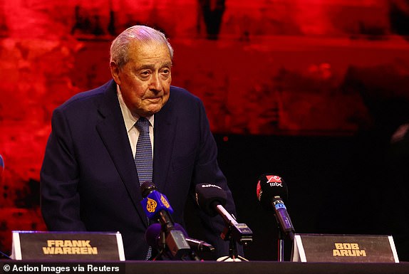 Boxing - Tyson Fury & Francis Ngannou Press Conference - HERE in Outernet, London, UK - September 7, 2023 Promoter Bob Arum at the press conference Action Images via Reuters/Andrew Boyers