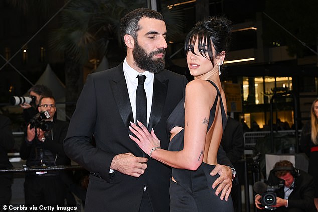 Happy couple: The star, who is currently dating Romain Gavras (pictured), 42, said: 'Not talking about sex with the person you're having sex with is a weird anomaly for me